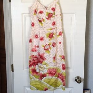 Anthropologie asian inspired summer dress